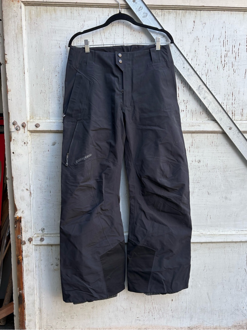 Patagonia Men's Primo Goretex Recco Black Cargo Snow Ski Winter Pants Size S
